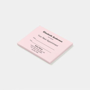 Post-it® Coiffeur Rose Votre Prochain Rappel De Rendez-Vous