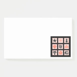Post-it® Collage des timbres de nature