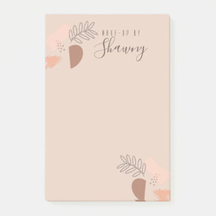 Post-it® Collage Earth Tone Maquillage Artiste Salon Beauté