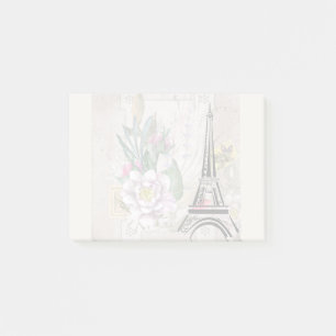 Post-it® Collage vintage et tour Eiffel
