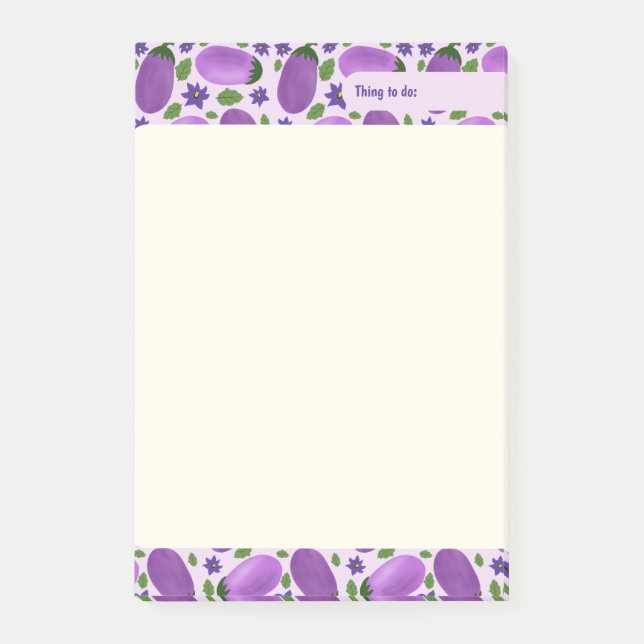 Post-it® Collection Blush & Bloom Aubergine – Douce Lilas (Devant)