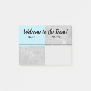 Post-it® Collègue bienvenu des employés d'Onboarding