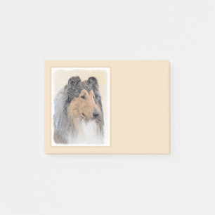 Post-it® Collie (Rough) Peinture - Cute Original Dog Art