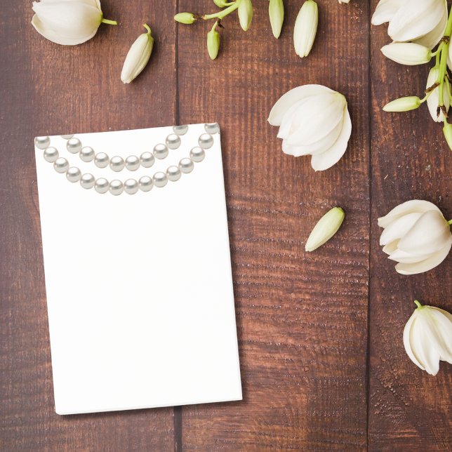 Post-it® Collier de perle élégant (Créateur téléchargé)