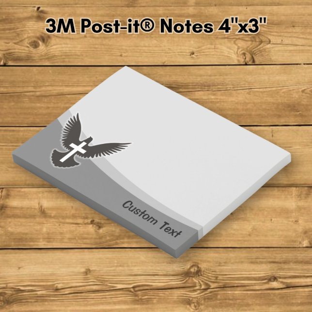 Post-it® Colombe avec croix (Créateur téléchargé)