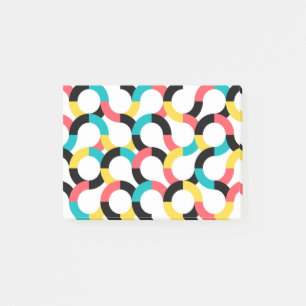 Post-it® Coloré, tendance, gai, fun moderne géométrique