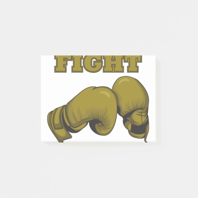 POST-IT® COMBATTRE UNE PAIRE D'AMÉNAGEMENT GLOVE ILLUSTRATI (Devant)