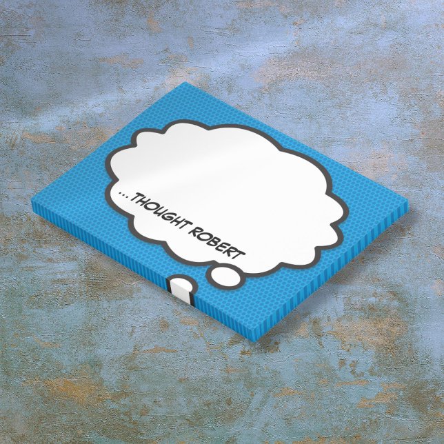 Post-it® Comic Book personnalisé Drôle Think Bubble (Personalized Comic Book Funny Think Bubble Post-it Notes)