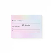 Commencez la journée par des intentions