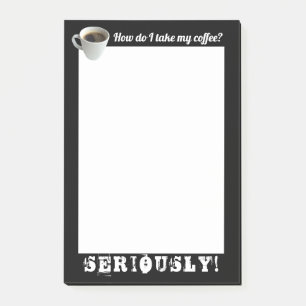 Post-it® Comment Prends-Je Mon Café ? Post-It