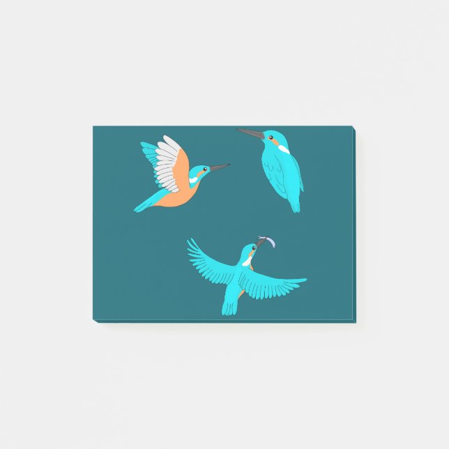 Post-it® Common Kingfishers (Devant)