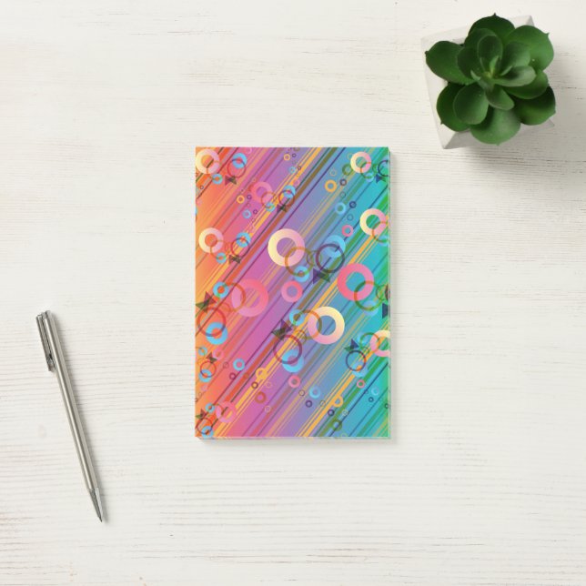 Post-it® Composition Abstraite (Bureau)