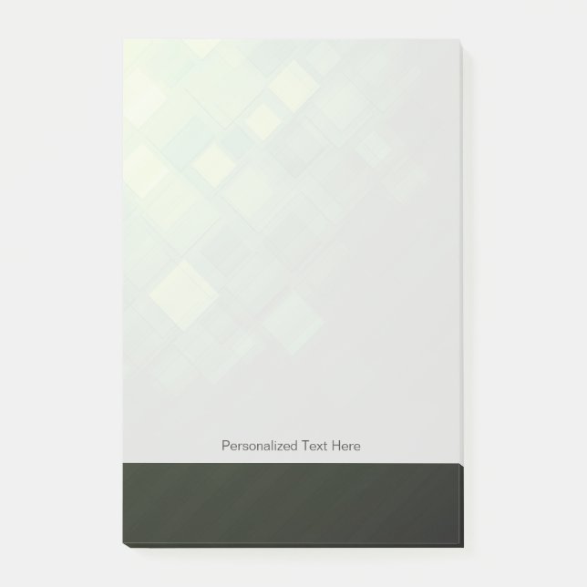 Post-it® Conception abstraite verte de technologie (Devant)