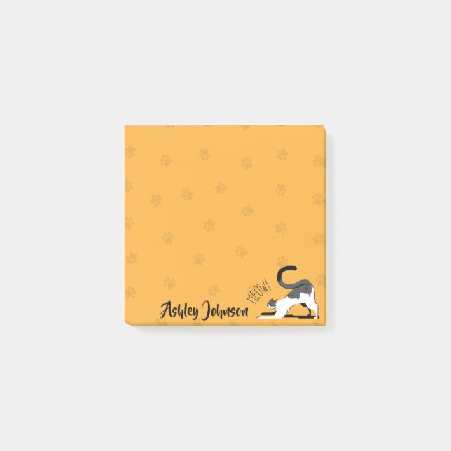 Post-it® Conception de chats Cute Kawaii (Devant)