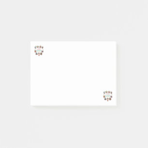 Post-it® Conception de fête d'anniversaire d'animal de jung