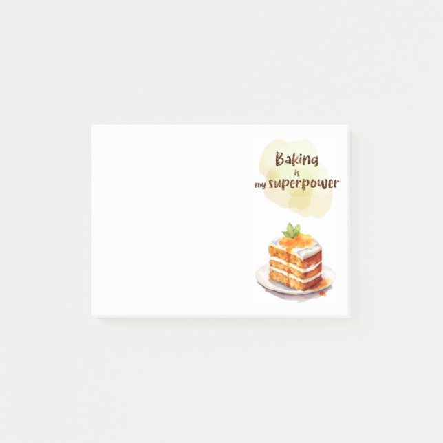 Post-it® Conception de gâteau sucré  (Devant)