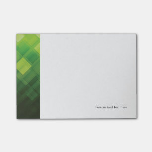 Post-it® Conception de la technologie abstraite verte