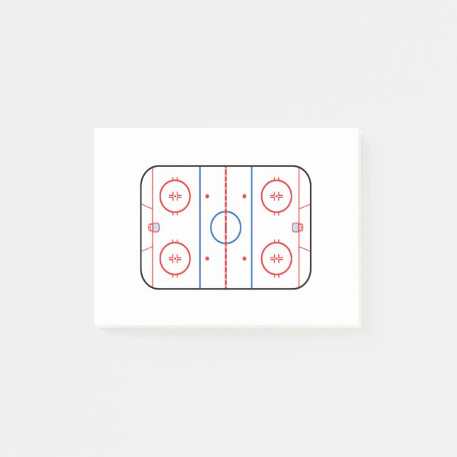 Post-it® Conception de match de hockey de diagramme de (Devant)