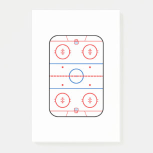 Post-it® Conception de match de hockey de diagramme de