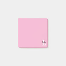 Conception de nom personnalisé en monogramme rose