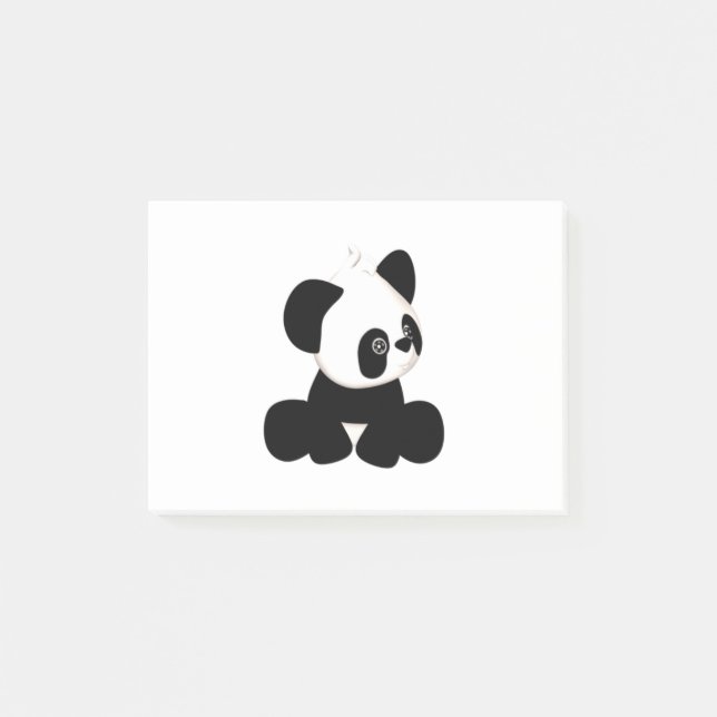 Post-it® Conception de panda mignonne (Devant)