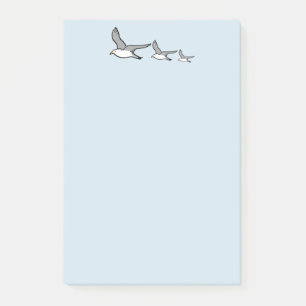 Post-it® Conception d'oiseaux volant haut