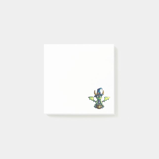 Post-it® Conception magique du dragon d'Halloween (Devant)