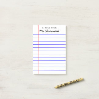 Post-it® Conception personnalisée de papier scolaire - Cade