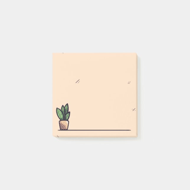 Post-it® Conception Plante personnalisée simple (Devant)