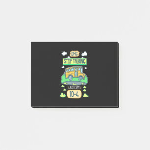 Post-it® Conducteur de bus - arrêt Omg