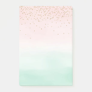 Post-it® Confetti Ombre de Monnaie Rose