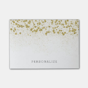 Post-it® Confettis de parties scintillantes d'or