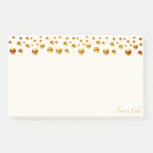 Post-it® Confettis Dorés sur Fond Ivoire