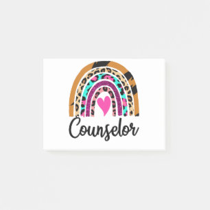 Post-it® Conseiller Arc-en-Ciel Léopard Drôle Conseiller Sc