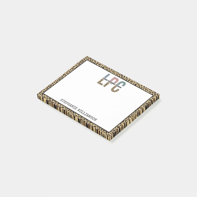 Post-it® Conseiller professionnel agréé LPC personnalisé Ch (Incliné)