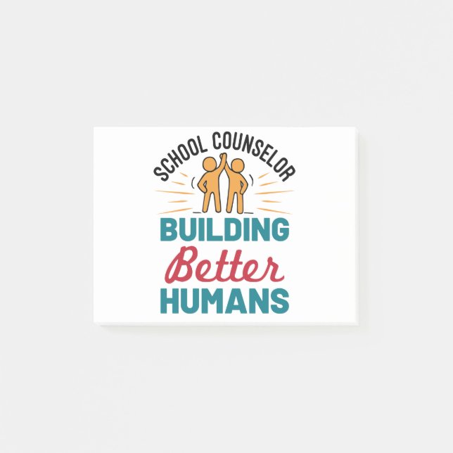 Post-it® Conseiller scolaire Bâtir de meilleurs humains (Devant)