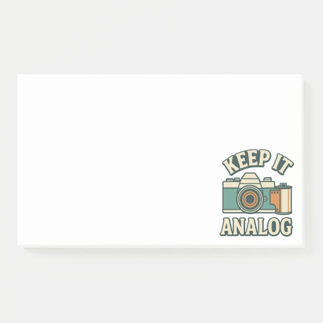 Post-it® Conserver l'analogique (Devant)