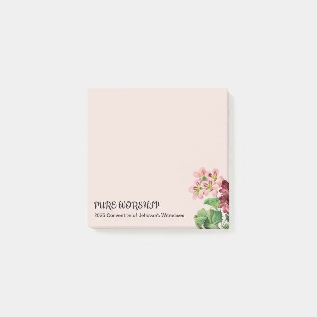 Post-it® Convention Pure Worship 2025 | JW (Devant)