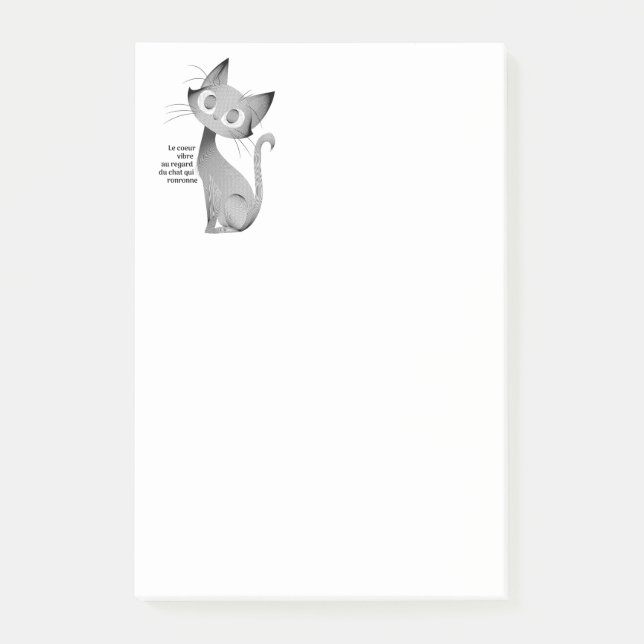 Post-it® Conversation assis au regard langoureux (Devant)