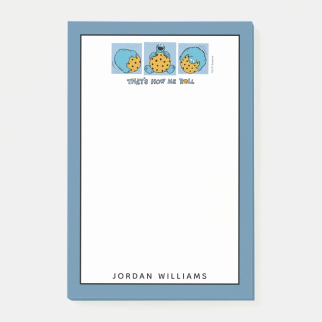 Post-it® Cookie Monster | C'est comme ça que je roule (Devant)