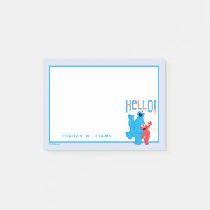 Post-it® Cookie Monster & Elmo Bonjour !