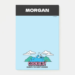 Post-it® Cookie Monster   Les cookies sont toujours la bonn