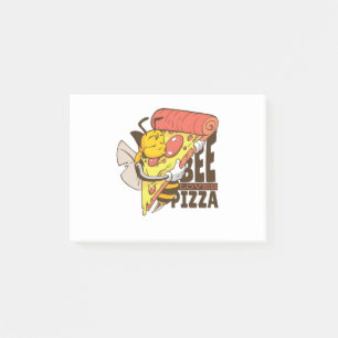 Post-it® Cool Bee aime les jeux de mots sur pizza