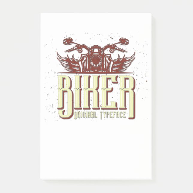 Post-it® Cool Biker Design (Devant)