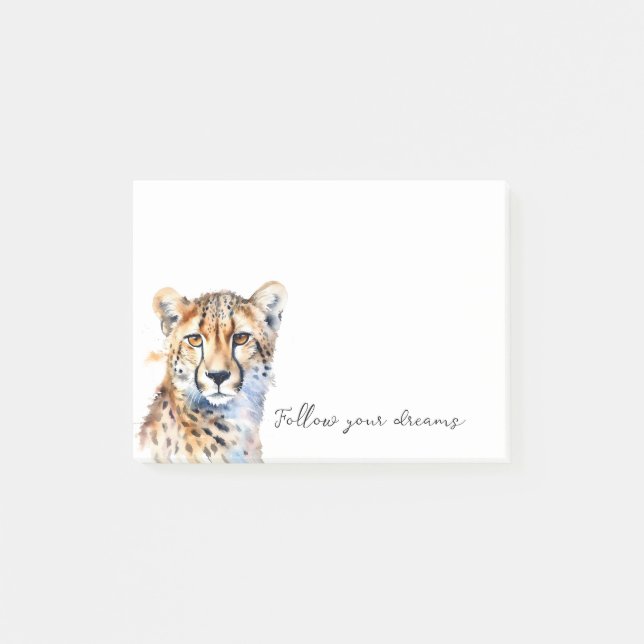 Post-it® Cool Cat Cheetah (Devant)
