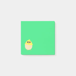 Post-it® Cool Chick funky Pâques jaune poussin