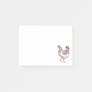 Post-it® Coq d'éleveur de poules folles