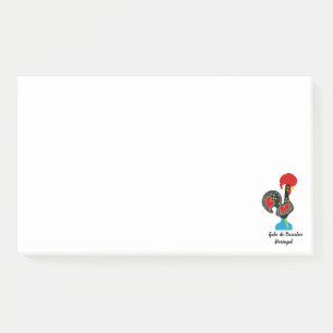 Post-it® Coq traditionnel du Portugal en noir