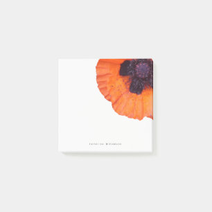 Post-it® Coquelicot orange rouge élégant personnalisé