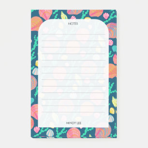 Post-it® Coquillages sur mesure Bordure Mer Épicerie Liste 